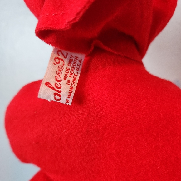 90s Annalee PJ Pajama Boy Doll Ohh Mouth Red Stripe Hat Christmas - Picture 8 of 8